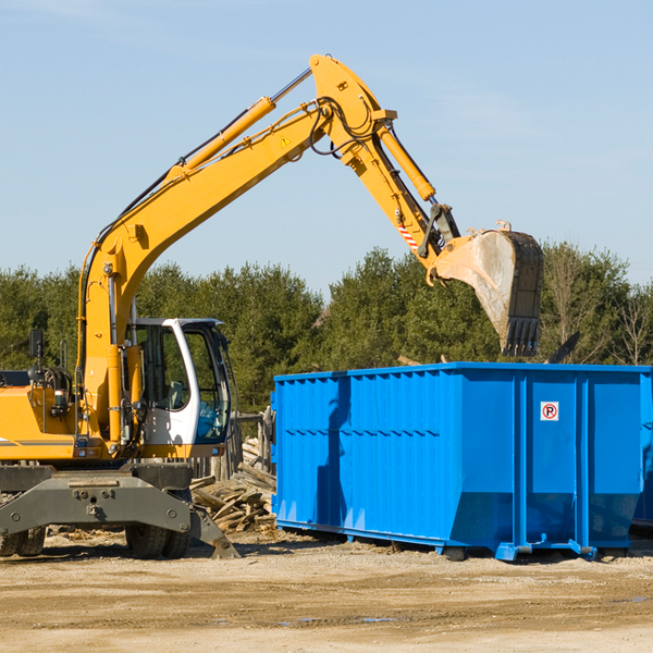 can i choose the location where the residential dumpster will be placed in Powers